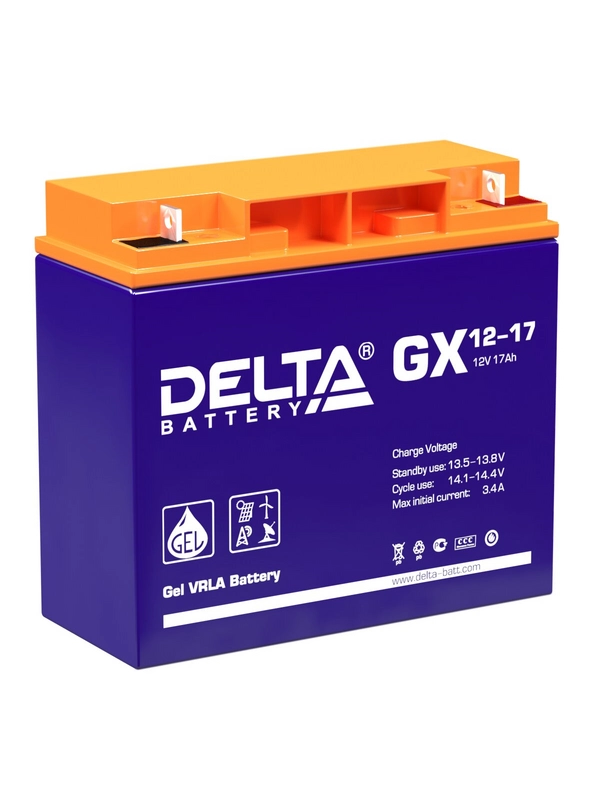 Аккумуляторная батарея DELTA GX (GEL AGM) GX 12-17
