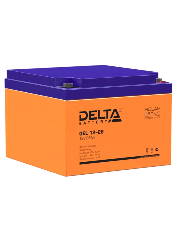 Аккумуляторная батарея Delta GEL (GEL AGM) GEL 12-26
