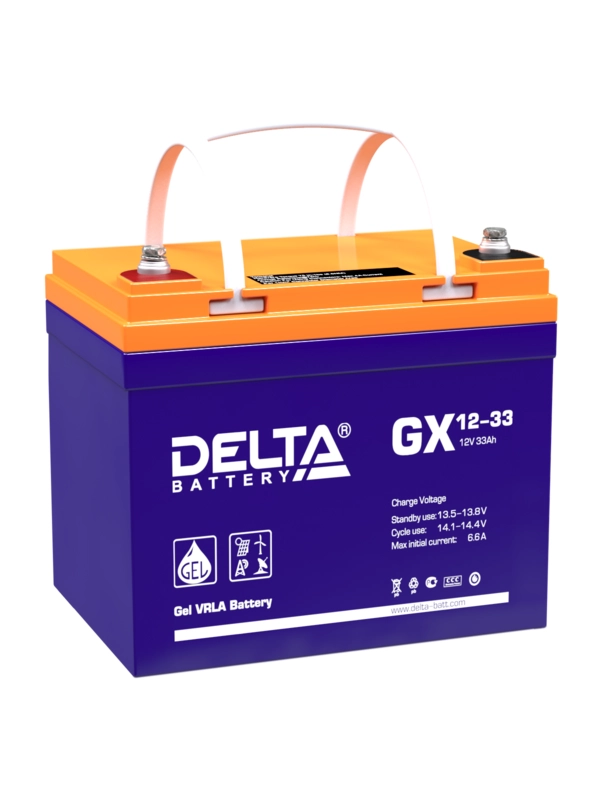 Аккумуляторная батарея DELTA GX (GEL AGM) GX 12-33
