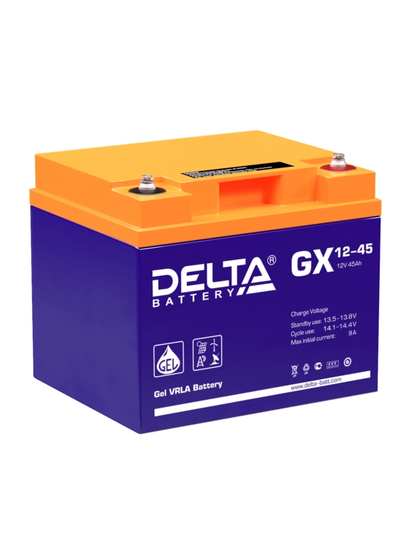 Аккумуляторная батарея DELTA GX (GEL AGM) GX 12-45