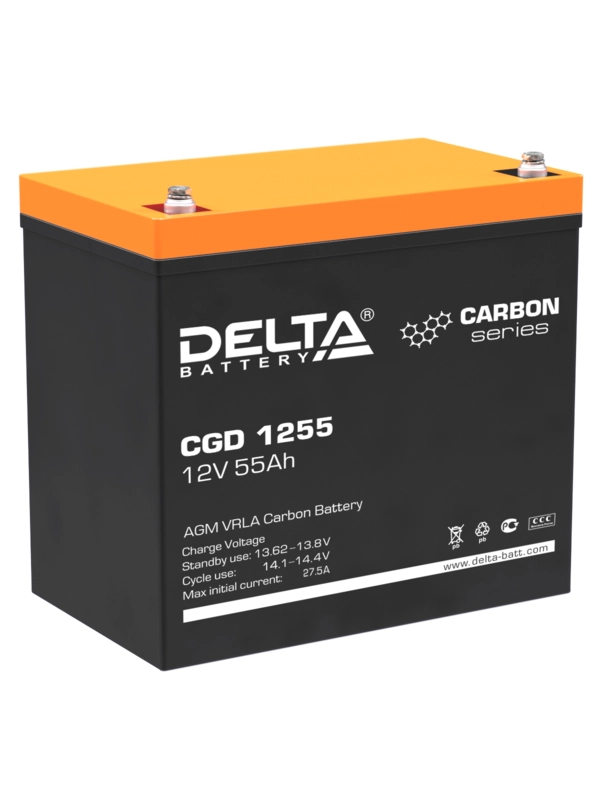 Аккумуляторная батарея Delta CGD (AGM) CGD 1255
