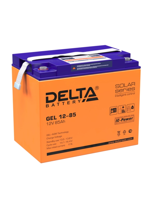 Аккумуляторная батарея Delta GEL (GEL AGM) GEL 12-85