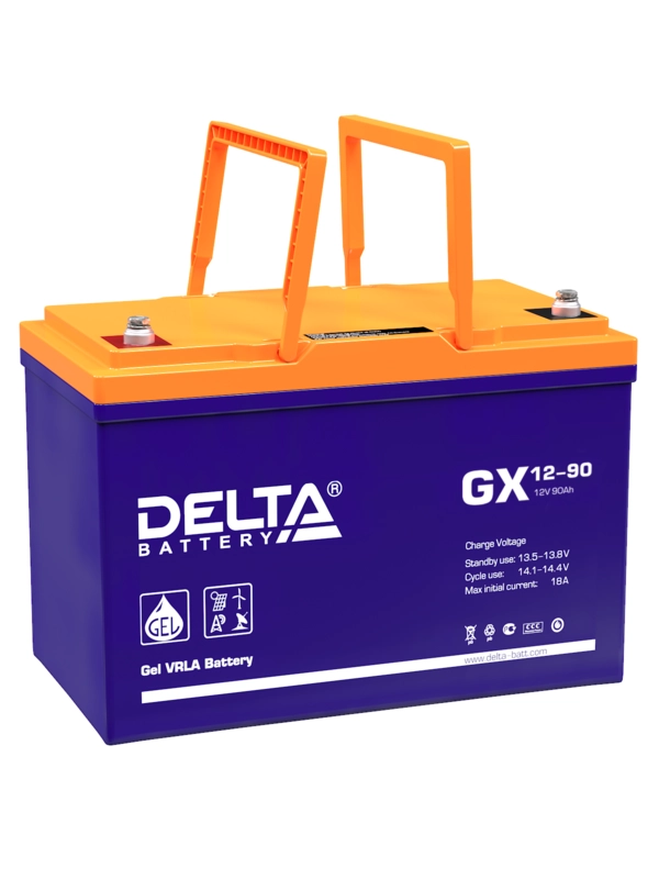 Аккумуляторная батарея DELTA GX (GEL AGM) GX 12-90