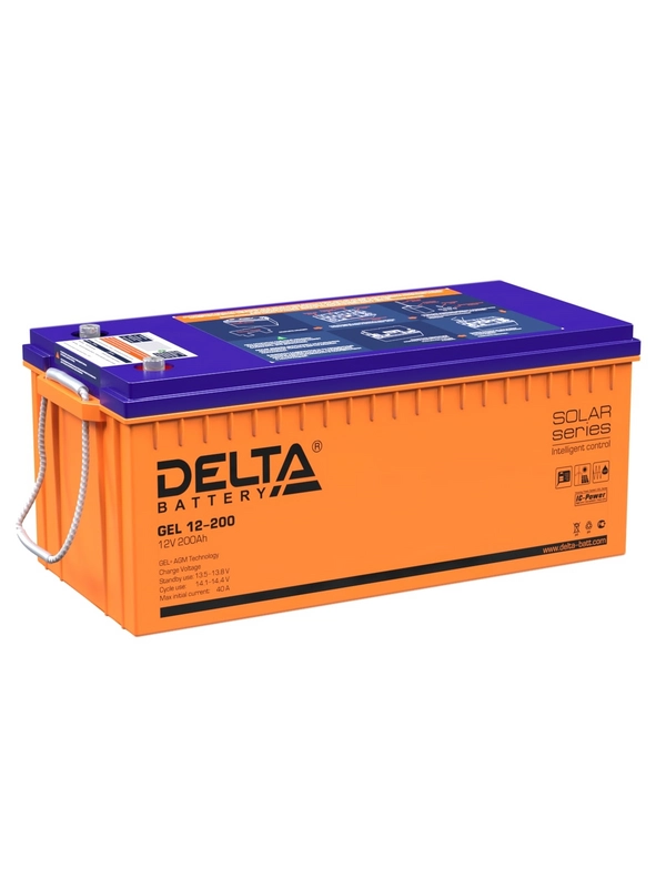 Аккумуляторная батарея Delta GEL (GEL AGM) GEL 12-200
