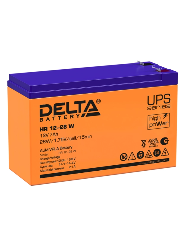 Аккумуляторная батарея Delta HR 12-28 W