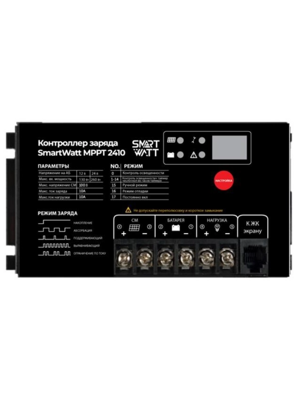 Контроллер заряда SMARTWATT MPPT 2410